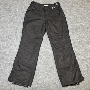 Ocean & Earth Insulated Snowboarding Pants Men L Black Adjustable Waist 32x31